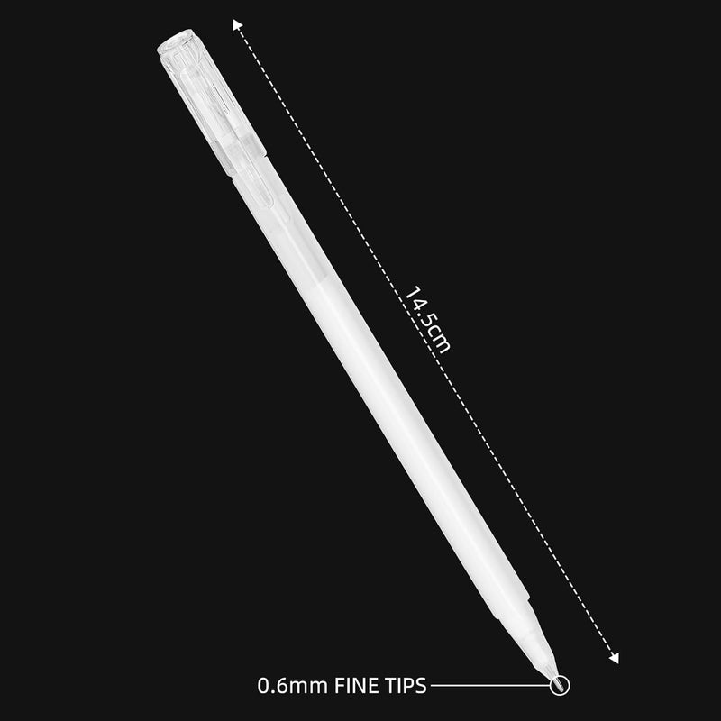 SMOOTHERPRO MOOTHERPRO White Gel Pen White Ink Pen Set (0.6mm, 3) - Image 2